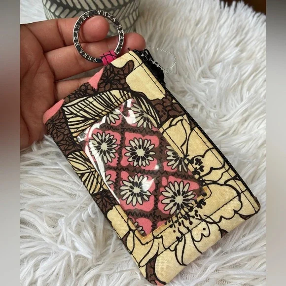 Vera Bradley Zip ID case wallet 🤎 - Picture 3 of 7